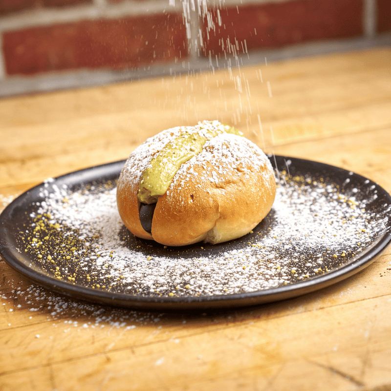 Maritozzo - Pistachio and Chocolate
