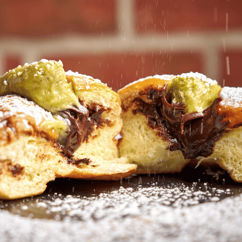 Maritozzo - Pistachio and Chocolate
