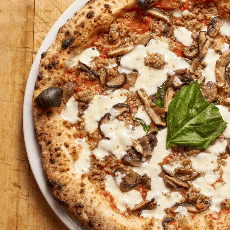 Mushrooms and Sausage