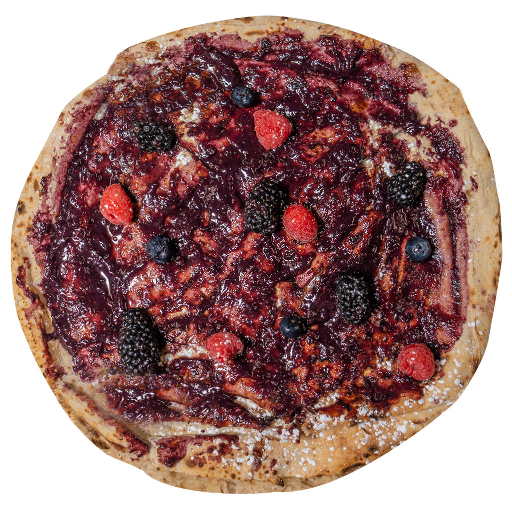 Nutella Mixberry Pizza