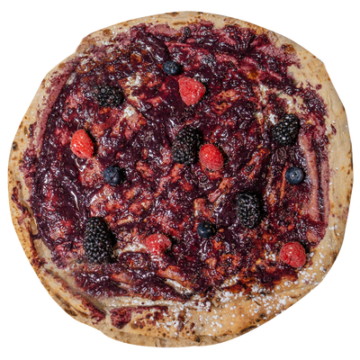 Nutella Mixberry Pizza