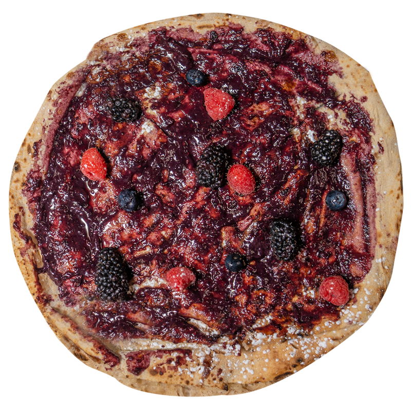 Nutella Mixberry Pizza